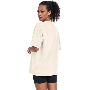 Camiseta Oversize de Algodón con Efecto Ácido para Mujer, Estilo Casual Holgado, Tipo Boyfriend, Proveedor Mayorista - Product Image 3