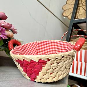 Cesta Bolga de Seagrass Artesanal de Vietnam para Navidad, Ecológica, Hecha a Mano, Color Personalizado, Precio Competitivo, Cesta de Almacenamiento para el Mercado de PC - Product Image 2