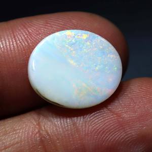 Ópalo Natural Australiano de 4 Quilates, Gema Suelta de Coober Pedy, Cristal de Ópalo de Fuego Multicolor, Hecho a Mano para Joyería - Product Image 3
