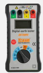 เครื่องทดสอบดิจิตอลเอิร์ธเทสเตอร์ แบบเฟสเดียว 10A ตัวแปลงไฟ AC/DC สำหรับงานบำรุงรักษาไฟฟ้า - Product Image 5