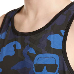 Camiseta sin Mangas de Algodón Cómoda y Transpirable, Tejida, Informal, con Bajo Redondo, para Gimnasio, Hecha en Pakistán, 100% Algodón - Product Image 5