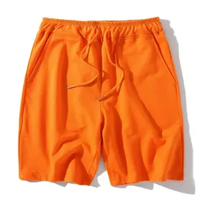 High quality men Latest Style 100% Cotton soft fabric Heavy Weight Knit Men <b>Shorts</b> with Lace-up and two side pocket <b>Shorts</b> - Product Image 6