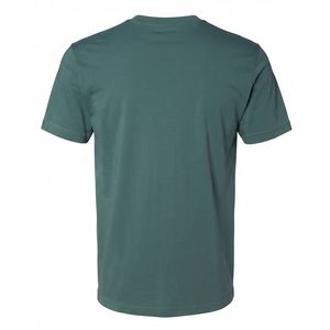 T-shirt pour homme en coton doux, col rond, manches courtes, couleur vert turquoise, décontracté, basique, léger, respirant, à porter tous les jours en été - Product Image 2