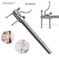 AMETRINE SURGICAL Manual 1Pcs Penggaris Implan LAB Profesional Venus Apollo Gauge 20-100mm Alat Ukur Gigi Tiruan Caliper CE