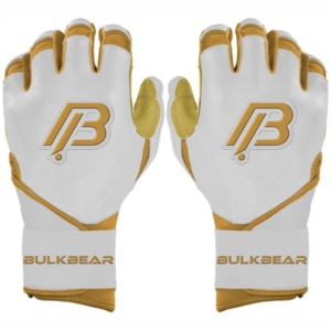 High Quality Customizable Right Leather Softball Baseball Batting Gloves Lightweight Strong Grip Secure Wrist Support BULKBEAR - Product Image 1