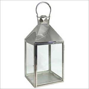 Lanternes décoratives en acier galvanisé et en verre, écologiques, faites à la main, décoration d'intérieur pour Noël, nouveauté - Product Image 2