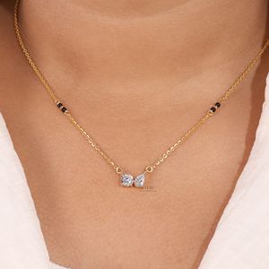 Collar de Diamantes con Corte de Pera, Collar de Diamantes Clásico para un Look Refinado, Diseño Especial para Novias, de Proveedor Indio - Product Image 3