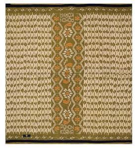Sarong pour homme Goyor POHON KORMA, tissé à la main en Indonésie, en rayonne respirante, motif uni, élégant - Product Image 3