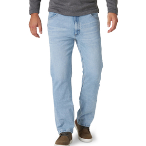 Fabricant de vêtements – Jeans en denim délavé vintage de haute qualité pour hommes, coupe ample, jambe large, grandes tailles, coupe droite - Product Image 4