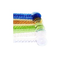 Cuillère en verre borosilicate soufflé à la main, écologique, style classique pour restaurants, couverts personnalisés, couleur sur mesure, Chien Keng