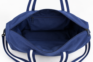 Sac de voyage en tissu recyclé conçu pour les voyages, les sports et les courts séjours, avec un espace spacieux, une manipulation facile et une utilisation fiable - Product Image 6