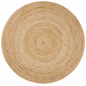 Round Jute <b>Rug</b> Hand-Knotted Floral Pattern Non-Slip Eco-Friendly Modern Style for Hallway <b>Bedroom</b> Living Room Large Size - Product Image 5