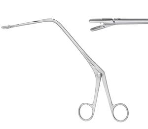 Offre Spéciale – Forceps Jurasz pour Polypes Laryngés 23cm, Angulé, en Acier Inoxydable de Haute Qualité – Instruments Chirurgicaux ORL - Product Image 1