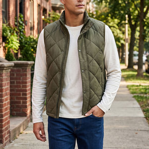 OEM Custom Service Puffer <b>Vest</b> For <b>Men's</b> Daily Use Easily Wear Warmth Material Good Look Puffer <b>Vest</b> For <b>Men's</b> - Product Image 6