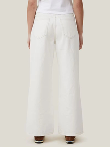 Jean en denim pour femme de qualité supérieure, en coton, modèle 2026, très écologique, coupe droite large, respirant, avec logo personnalisé, OEM - Product Image 2