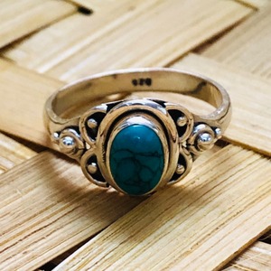 <b>Turquoise</b> Fashion <b>Ring</b> 2.9 Grams Weight - Product Image 1