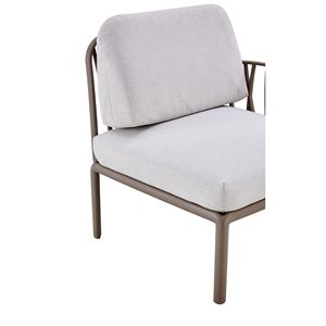 Modern Design Indoor/ <b>Outdoor</b> Single Sofa Armchair Weather-Resistant Plastic Soft <b>Cushion</b> for Garden <b>Sectional</b> Patio Furniture - Product Image 5