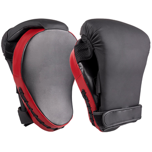 Gants d'entraînement en microfibre, fermeture à lacets, noir et rouge, respirants, imperméables, protection UV pour arts martiaux adultes - Product Image 1