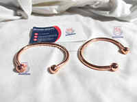 Bracelet ajustable en cuivre massif, design unisexe, moderne, religieux, recommandé par les médecins, améliore la circulation sanguine, mode, bien-être, yoga