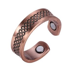 Bague magnétique en cuivre personnalisable - Bague en cuivre de haute qualité pour hommes et femmes - Product Image 2
