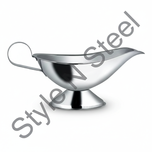 Stainless Steel Restaurant Supplies Sauce Pot <b>Gravy</b> Boat <b>Gravy</b> Pot Sauce <b>Jug</b> Stainless Steel Western Food Seasoning Container - Product Image 2