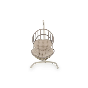 SWAY Modern <b>Metal</b> Elegant Outdoor Hanging Basket Chair for Apartment Balcony Patio & <b>Garden</b> - Product Image 2