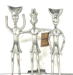 Escultura Moderna de Mano en Metal, Estatua de Bronce con Palma Abierta, Objeto Artístico Creativo con Base de Mármol, Decoración de Lujo para Hogar u Oficina - Product Image 4