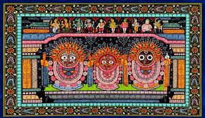 Peinture artisanale Lord Jagannath Pattachitra – Art mural traditionnel de l'Odisha - Product Image 5
