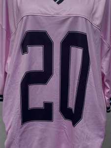 ปรับแต่งเสื้อเบสบอลลายทาง แขนสั้น คอวี ติดกระดุม มีแถบลาย ขนาดพลัสไซส์ ระบายอากาศได้ดี แห้งเร็ว - Product Image 3