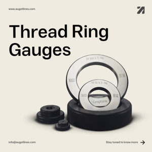 Calibradores de roscas ISO Métrico/UN/TR/ACME/Stub Acme/Buttress, Calibradores de anillo de rosca GO NOGO, Calibrador de tornillos para verificar roscas externas de 1mm-500mm - Product Image 1