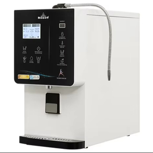 Machine à eau alcaline électrique certifiée CE ROBOT, 5 plaques, pH 4.5-10.5, chauffage intelligent chaud/froid, fonctionnement en anglais, usage commercial - Product Image 1