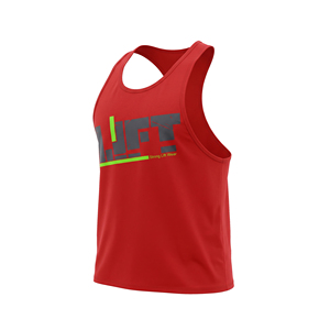 Débardeur de sport pour homme en coton 100% avec logo personnalisé, impression sérigraphique, tricoté, respirant, écologique, séchage rapide, athlétique - Product Image 5