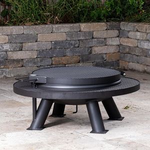 Chimenea de Metal Negra para Exteriores de Linea Exports Inc, con Tamaño Personalizado para Uso en el Patio Trasero - Product Image 6