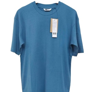 Nouveau design T-shirt tricoté unisexe 100% coton Bleu marine Pantone Noir Respirant Anti-plis Séchage rapide Écologique - Product Image 6