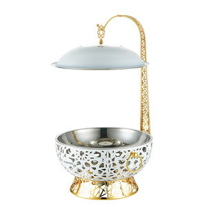 ถาดอุ่นอาหารหรูหรา ถาดอุ่นอาหารโบราณ ถาดอุ่นอาหารหรูหราพร้อมฝาปิด - Product Image 5