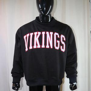 Sweat-shirts VIKINGS à col montant 450 GSM, broderie personnalisée avec nom, coupe ample et oversize, 100% coton molletonné French Terry - Product Image 1