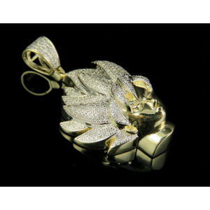 Collier pendentif en diamant 3D Dragon Ball Z Goku Super Saiyan, cadeau anime pour les fans - Product Image 3