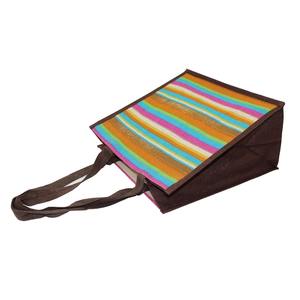 Wholesale Supply Custom Printed Geometric Pattern Jute Bag Promotional Tote for <b>Study</b> <b>Materials</b> Use Available at Good Price - Product Image 4