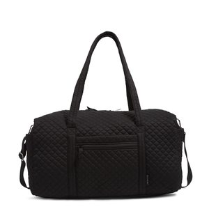 Black Nylon <b>Duffel</b> <b>Bag</b> With Zipper Closure Multi Functional Sport Gym Travel <b>Bag</b> - Product Image 3