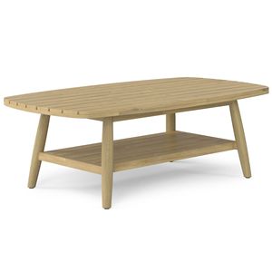 Tavolino da caffè da esterno Bayshore Light Teak - Product Image 1