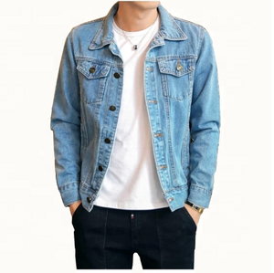 High Quality Men's Cotton Spandex <b>DENIM</b> Jeans <b>Jacket</b> Winter High Street Style From Pakistan-Stylish <b>Denim</b> <b>Jackets</b> for Men - Product Image 5