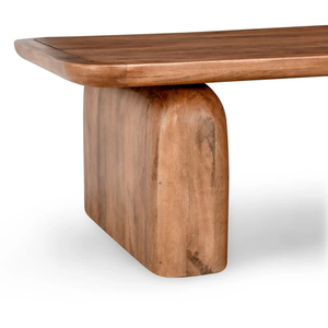 New Modern Solid Mango Wooden <b>Rounded</b> Edges Top <b>Folding</b> Legs Handmade Durable Eco-Friendly Portable Luxury Style Coffee <b>Table</b> - Product Image 6