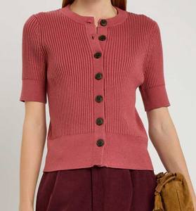 Suéter de punto con botones para mujer a precio mayorista - Jersey de invierno personalizable - Suave y transpirable para mujer, moda al por mayor - Product Image 4