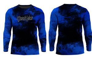 เสื้อยืดแขนยาวสำหรับฤดูใบไม้ผลิและฤดูใบไม้ร่วง แบบยูนิเซ็กซ์ คอกลม ป้องกันรังสียูวี 50+ ระบายอากาศได้ดี แห้งเร็ว เหมาะสำหรับเล่นกีฬาและสวมใส่ลำลอง ผลิตจากโพลีเอสเตอร์ 100% - Product Image 6