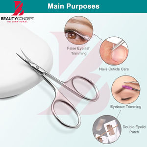 Tijeras para Cutículas de Acero Inoxidable Multiusos de Alta Calidad, Hechas a Medida, con Punta Extra Fina, para el Cuidado de la Belleza Femenina - Product Image 5