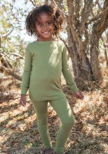 Leggings de punto vintage 100% algodón para bebé niña, de corte alto y largo, con lazo, calcetines casuales, 1 paquete, transpirables y ecológicos - Product Image 4