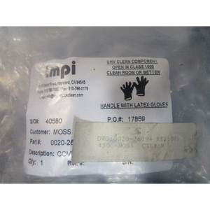 AMAT 0020-26094 COVER, 108077 - Equipo y Piezas de Semiconductores de Confianza de Global Legacy Semiconductor - Product Image 1