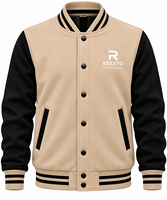 Veste universitaire personnalisée pour homme, style Letterman, vintage américain, avec patchs en chenille, en laine et cuir, marque privée, veste de baseball universitaire