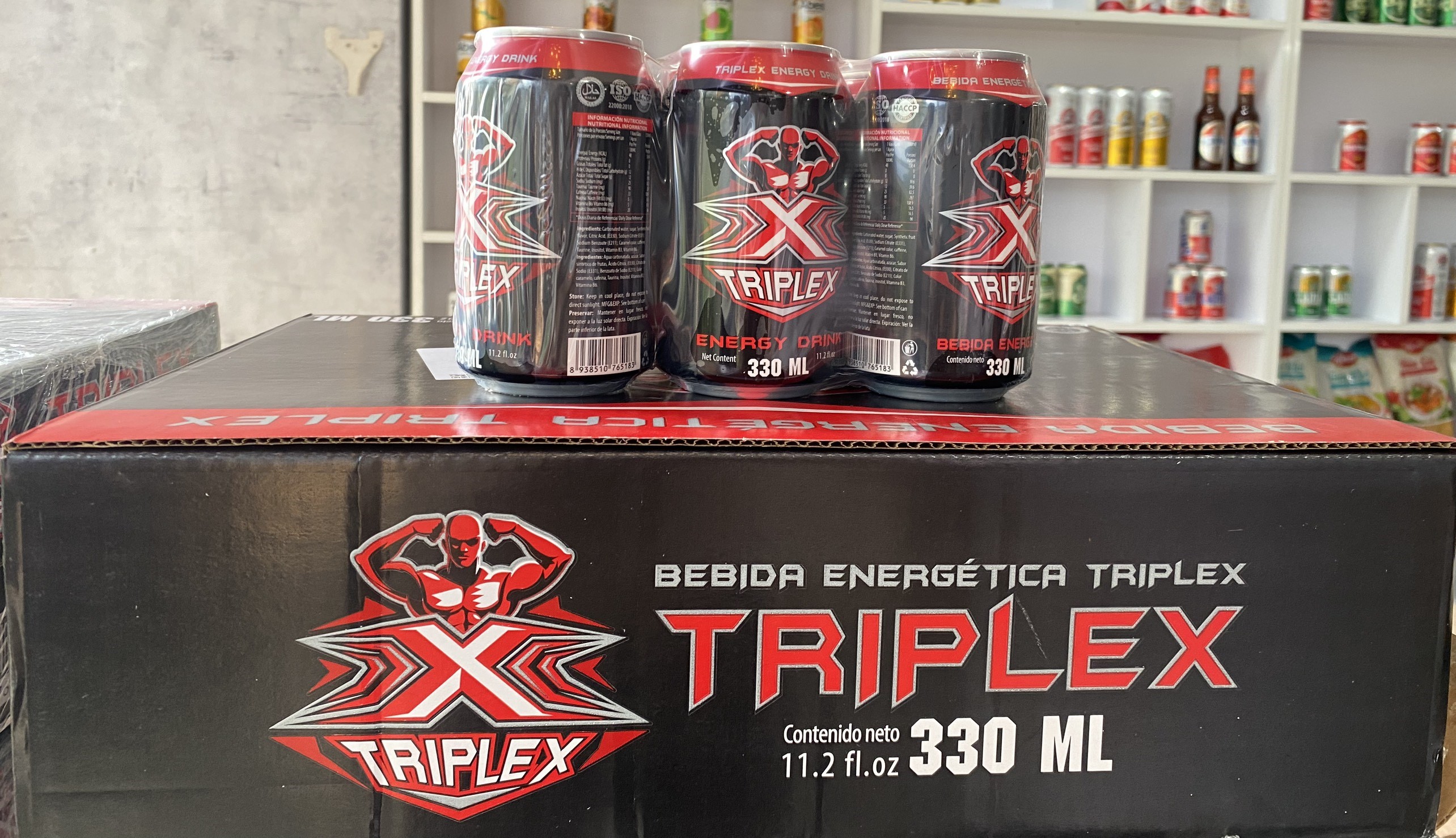 トリプルXエナジードリンク 330ml×24缶 カフェイン配合 エネルギー