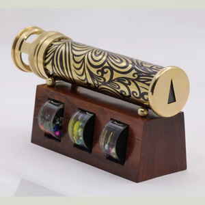 Nouveauté : Jouet kaléidoscope de collection avec support en bois et 3 compartiments à objets interchangeables – Cadeau de mariage - Product Image 3